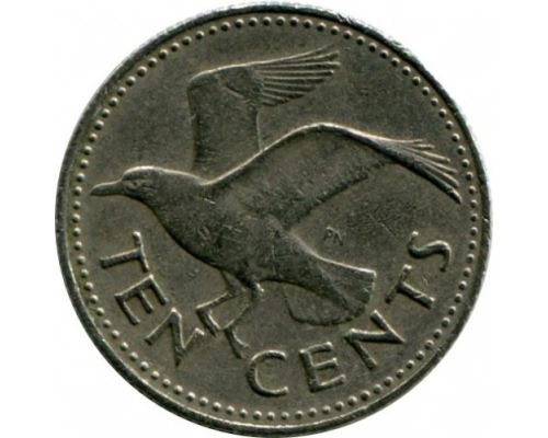10 центов 1980 Барбадос