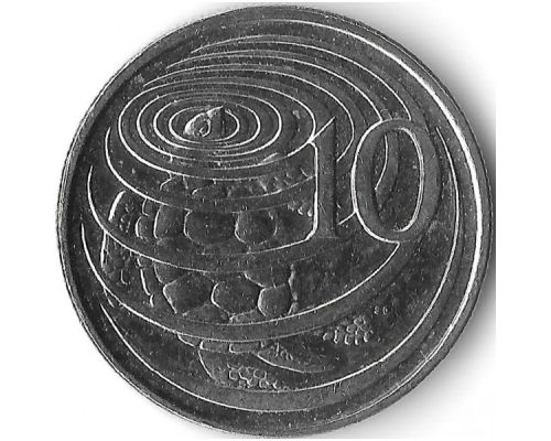 10 центов 2005 год Каймановы Острова