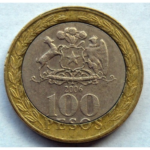 100 песо 2006 год Чили Индеец Мапуче