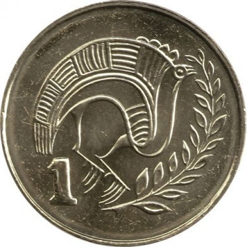 1 цент 2004 год Кипр