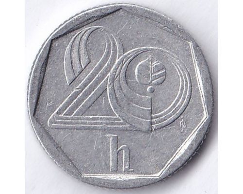 20 геллеров 1994 год Чехия