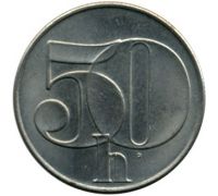 50 геллеров 1991 год Чехословакия
