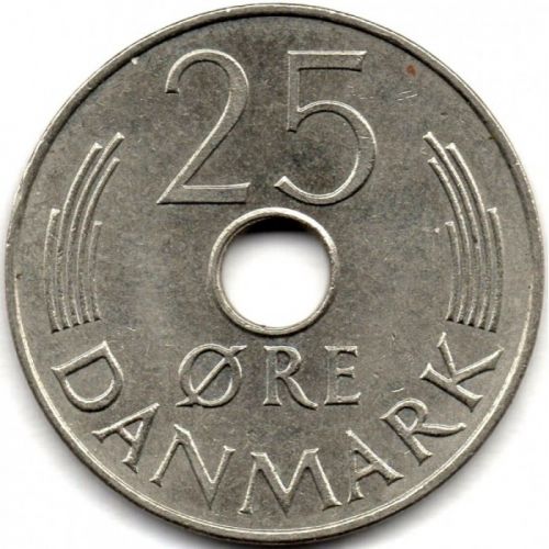 25 эре 1976 года. Дания
