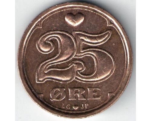 25 эре 1991 года Дания