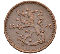 1 марка 1943 год Финляндия