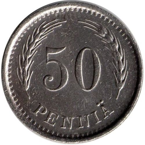 50 пенни 1939 год Финляндия
