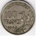 100 франков 1954 год B Франция