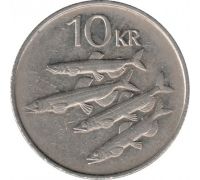 10 крон 1987 год Исландия Мойва