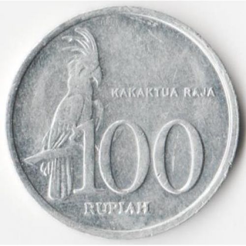 100 рупий 1999 год Индонезия Какаду