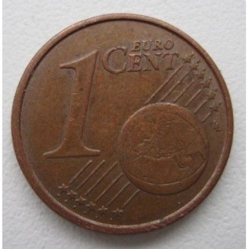 1 евроцент 2002 год Италия