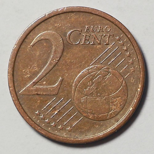 2 евроцента 2002 год Италия