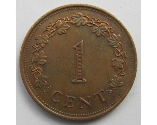1 цент 1977 год Мальта