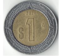 1 новый песо 2021 год Мексика