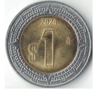 1 новый песо 2024 год Мексика