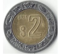 2 новых песо 2024 год Мексика