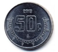 50 сентаво 2019 год Мексика