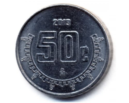 50 сентаво 2019 год Мексика