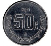 50 сентаво 2021 год Мексика