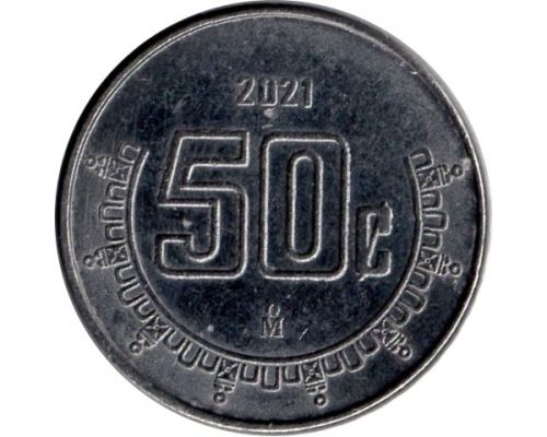 50 сентаво 2021 год Мексика