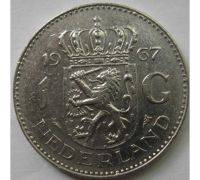 1 гульден 1967 год Нидерланды