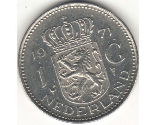 1 гульден 1971 год Нидерланды
