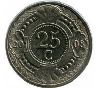 25 центов 2008 года Антильские Острова