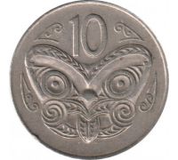 10 центов 1972 год Новая Зеландия