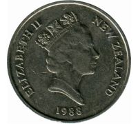 10 центов 1988 год Новая Зеландия