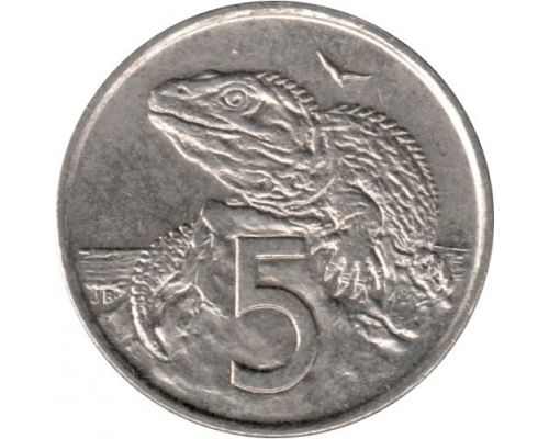5 центов 2002 год Новая Зеландия