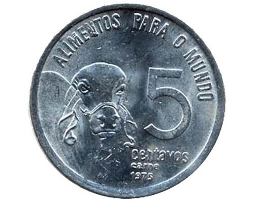 5 сентаво 1975 год Бразилия ФАО Зебу