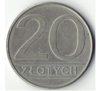 20 злотых 1986 год Польша