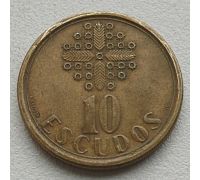 10 эскудо 1990 год Португалия