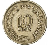 10 центов 1969 год Сингапур
