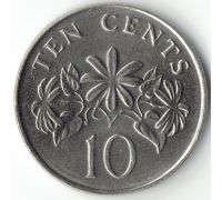10 центов 2007 год Сингапур