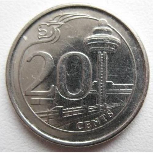 20 центов 2013 год Сингапур