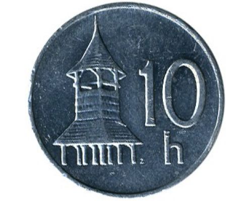 10 геллеров 2002 год Словакия