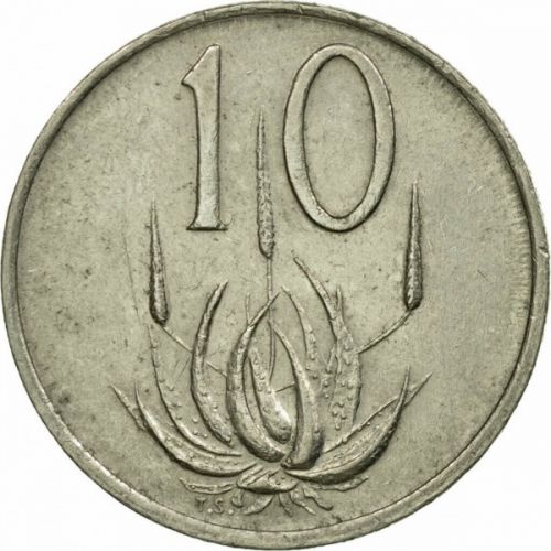 10 центов 1975 год ЮАР