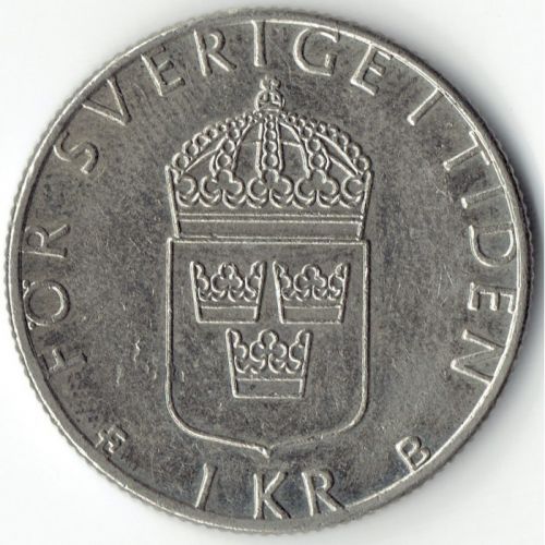 1 крона 1999 год Швеция