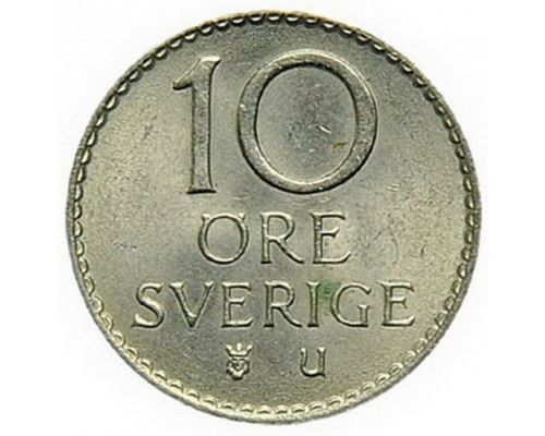 10 эре 1962 год Швеция
