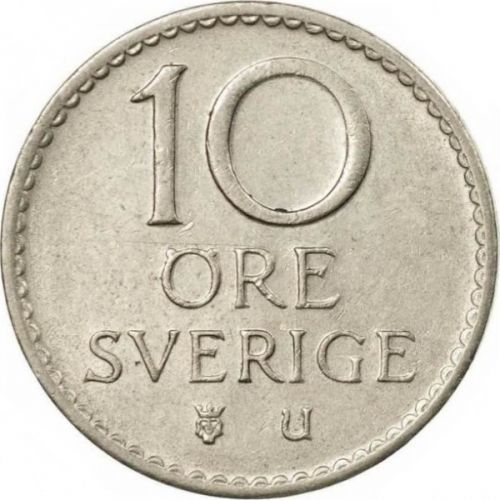 10 эре 1969 год Швеция