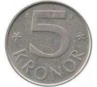5 крон 1982 год Швеция