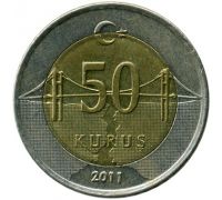 50 куруш 2011 год Турция