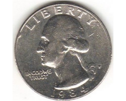 1 квотер 25 центов 1991 P года США