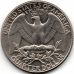 1 квотер 25 центов 1990 D года США