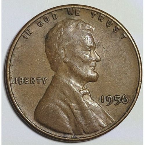 1 цент 1956 год  США Пшеничный цент