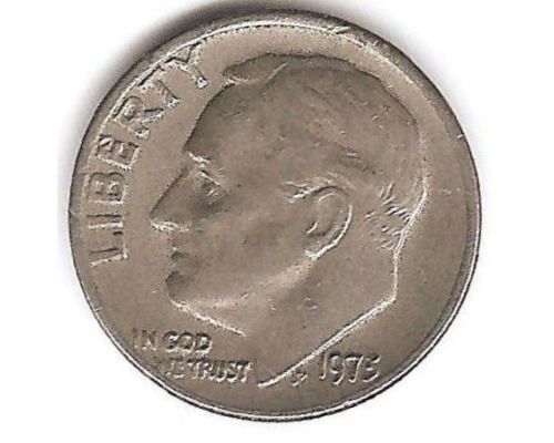 1 дайм 10 центов 1973 года США