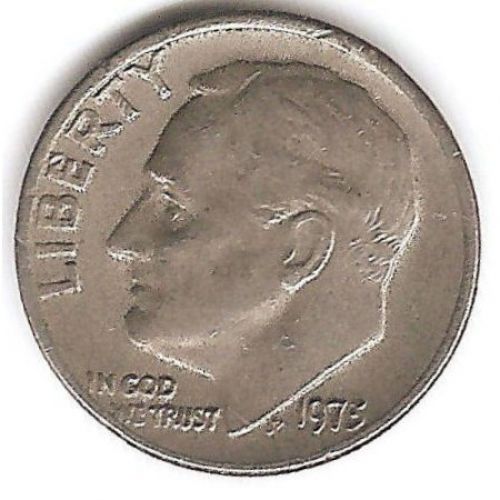 1 дайм 10 центов 1973 года США