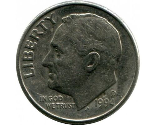 1 дайм 10 центов 1994 D года США