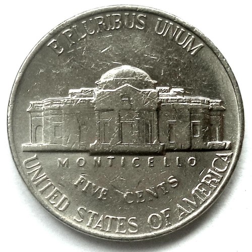 5 центов 1990 года D США