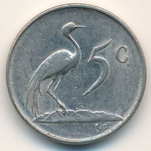 5 центов 1973 год ЮАР